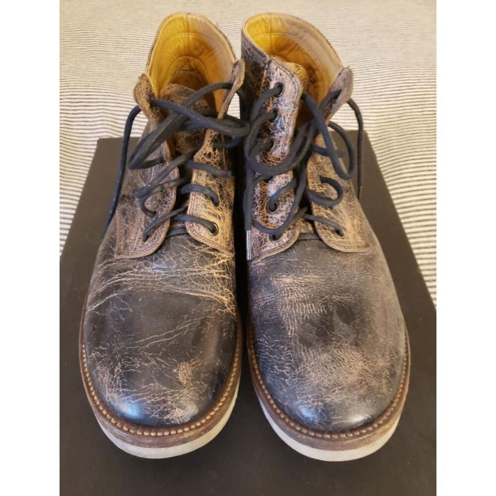 Bed Stu Men's Black Hand Wash Boots size 12